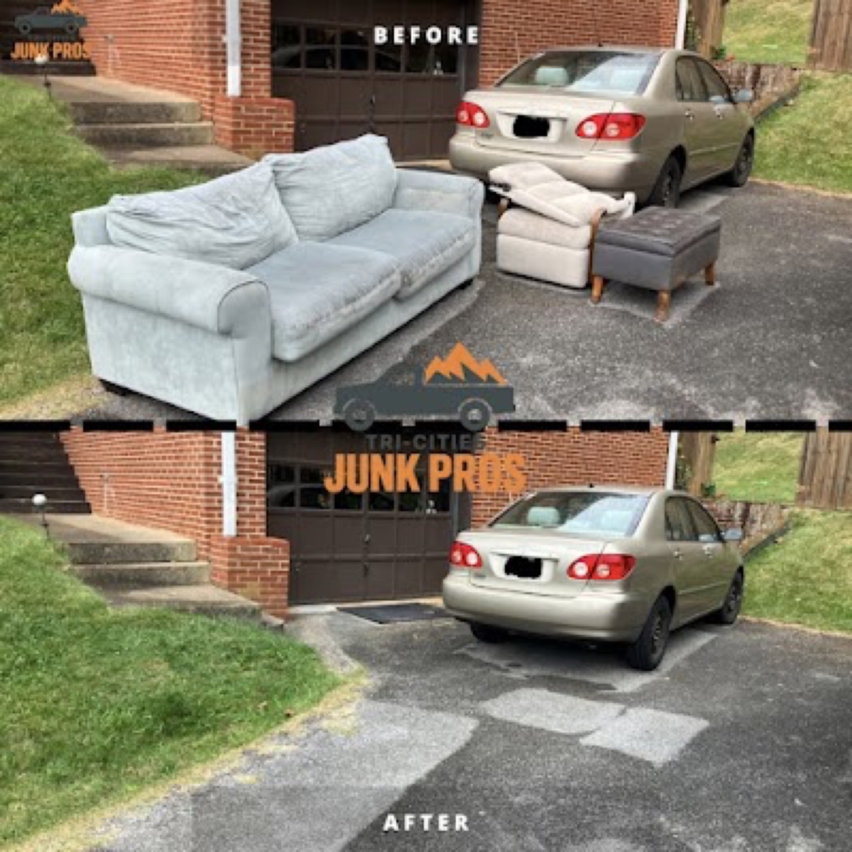 Furniture Removal Without the Dragging, Lifting, or Guesswork by TriCities Junk Pros